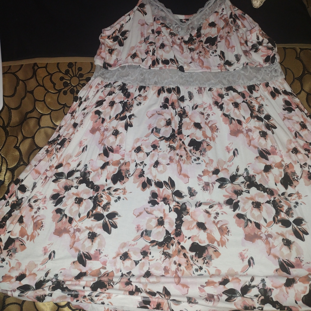 Torrid Pink and Black Floral Kids Dress